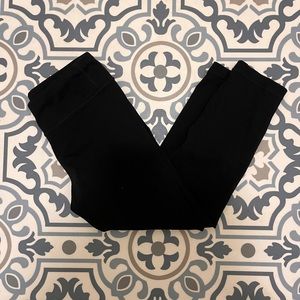 athleta girl black capris 12